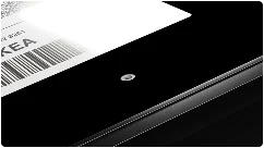 iCoffer device and its shipping label captured during an event